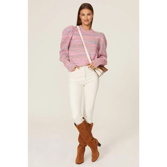 LoveShackFancy Aquarius Pullover Sweater Size Medium - Picture 4 of 15